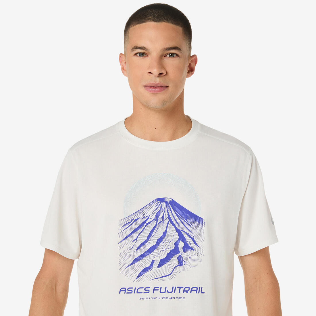 T-shirt de trail running léger et respirant homme, Asics Fujitrail