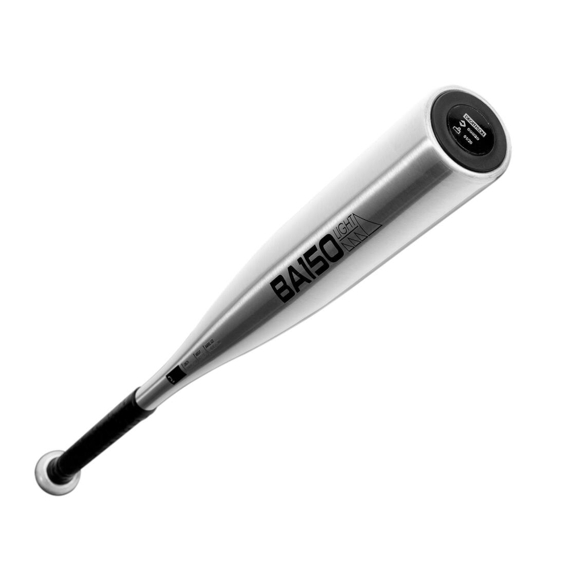 Batte de Baseball Enfant en Aluminium 28" ou 30" BA150 - Argentée