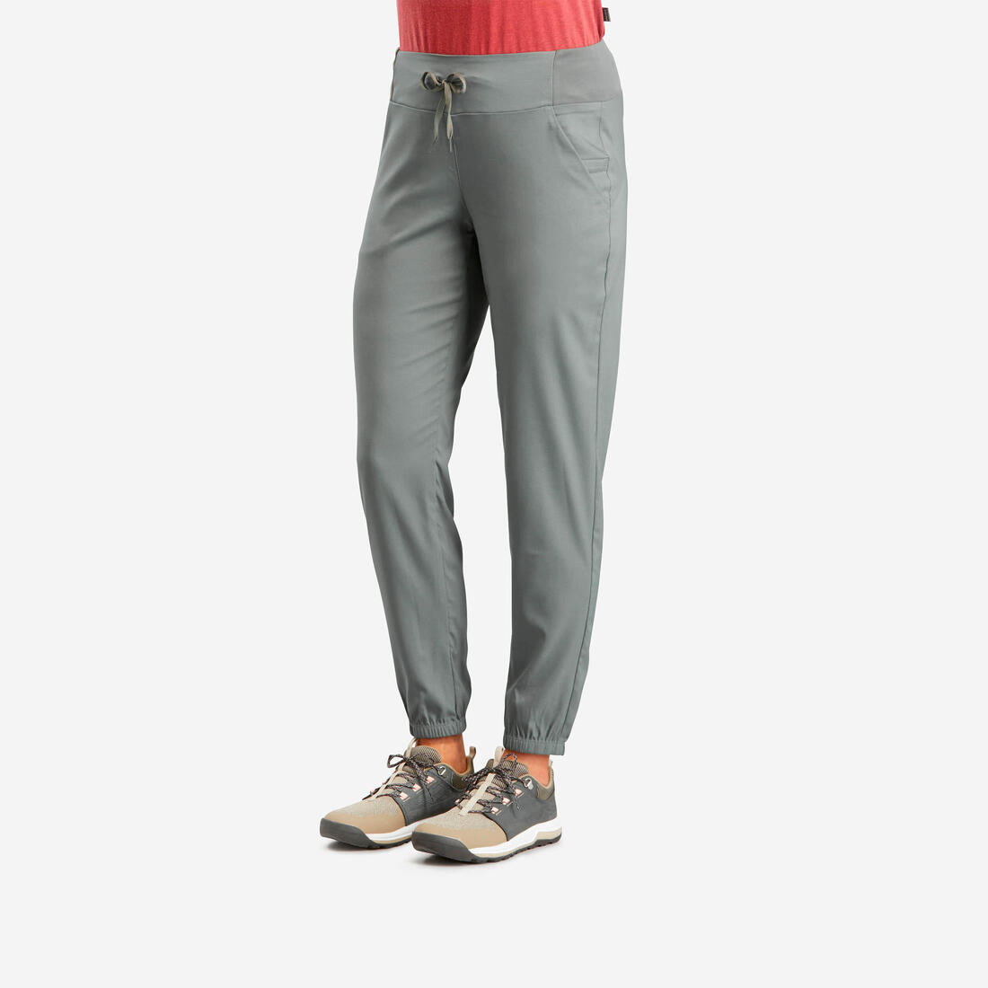 Pantalon de randonnée - NH100 - Femme – gris kaki