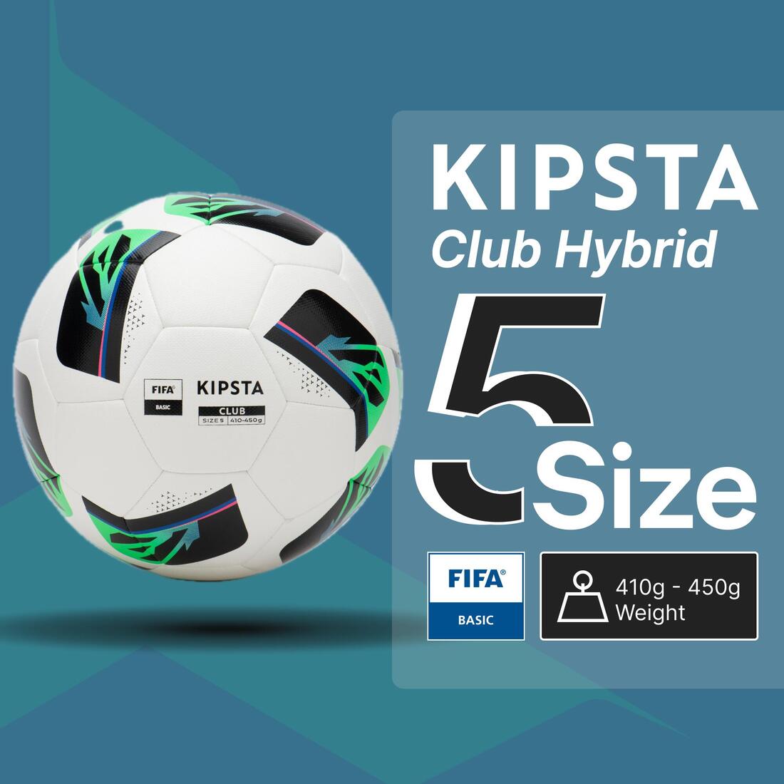 Ballon de football Hybride FIFA BASIC CLUB BALL taille 5