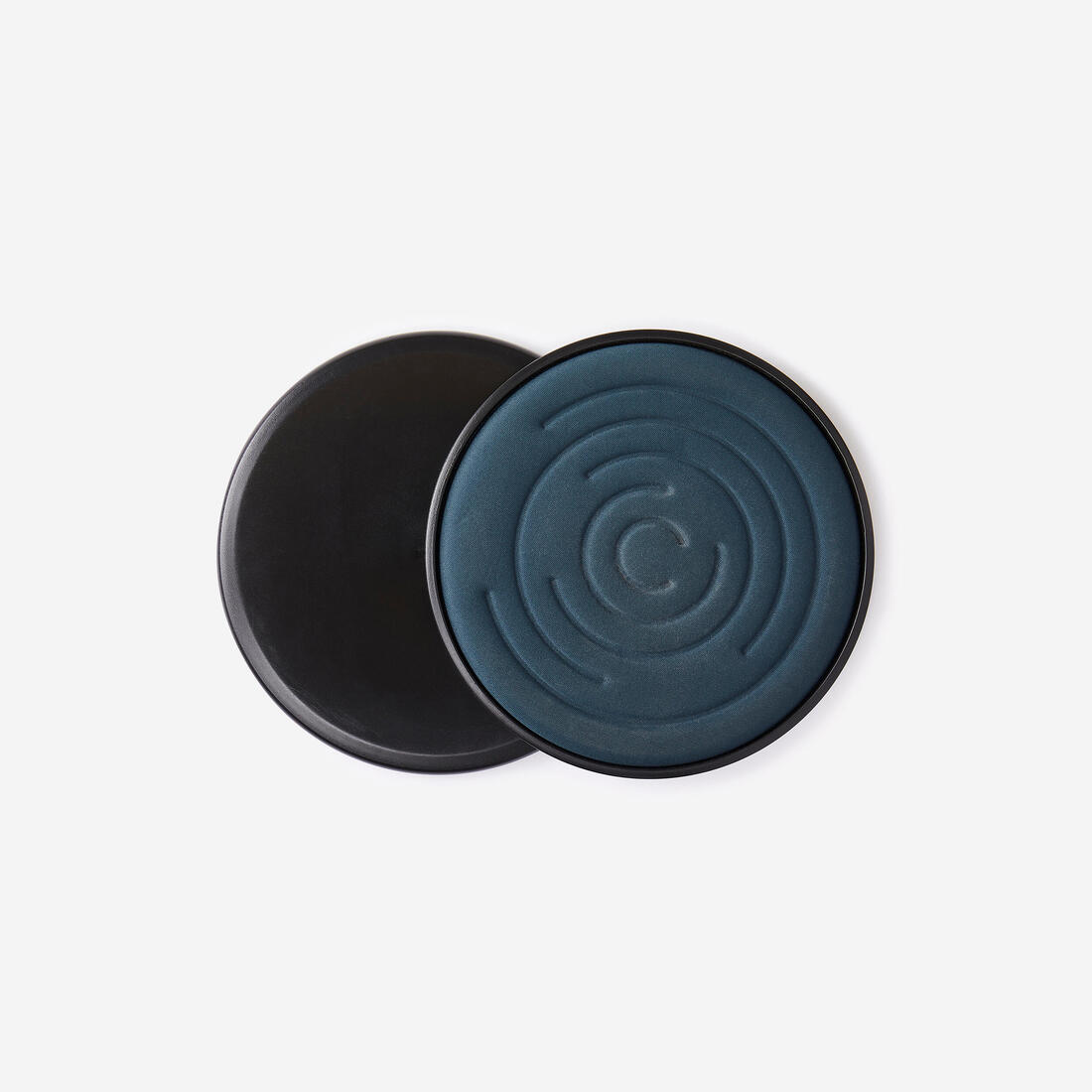 Disques de glisse musculation utilisables sur tous les sols x2, bleu et noir