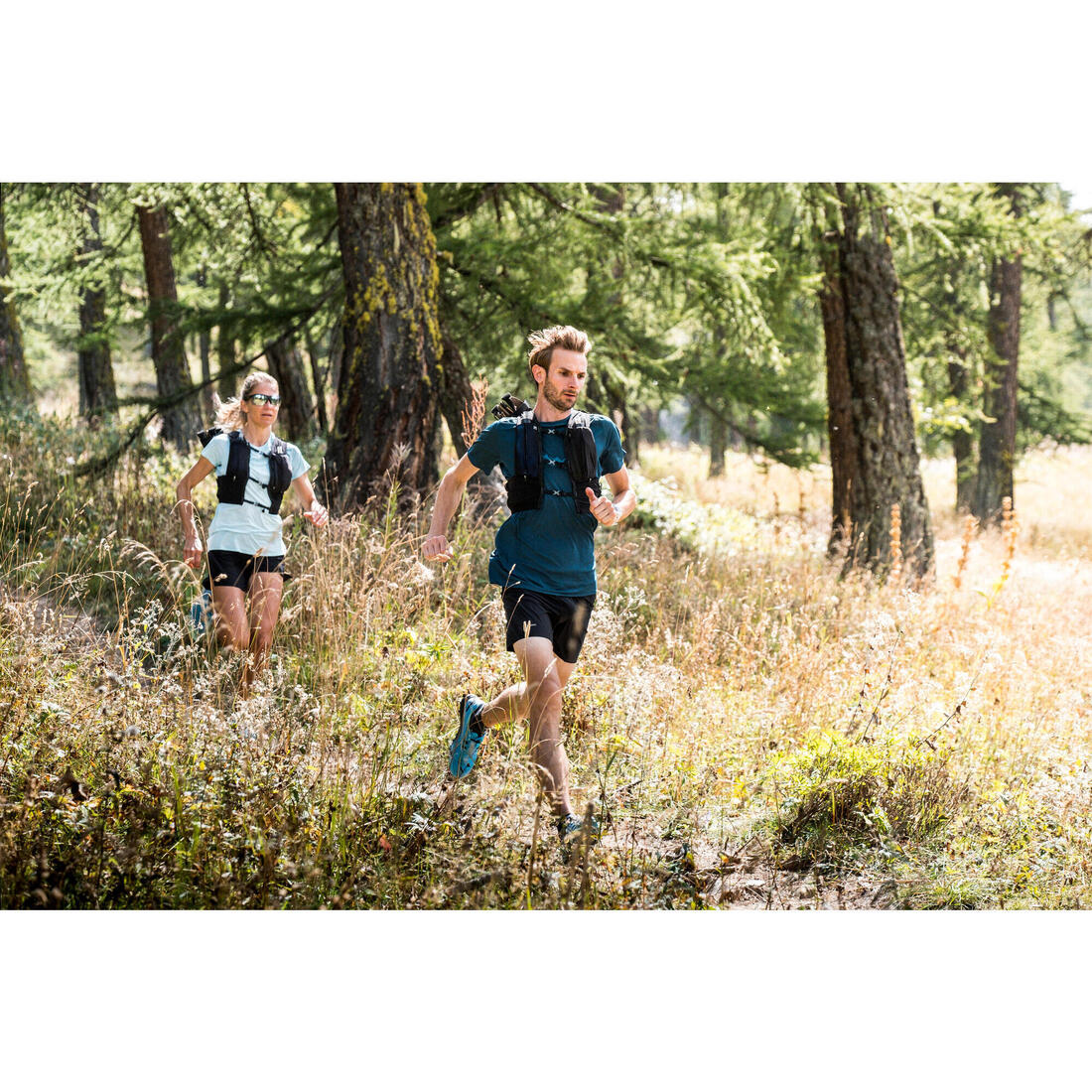 T-shirt de trail running résistant Homme - KIPRUN Run 500 Graph
