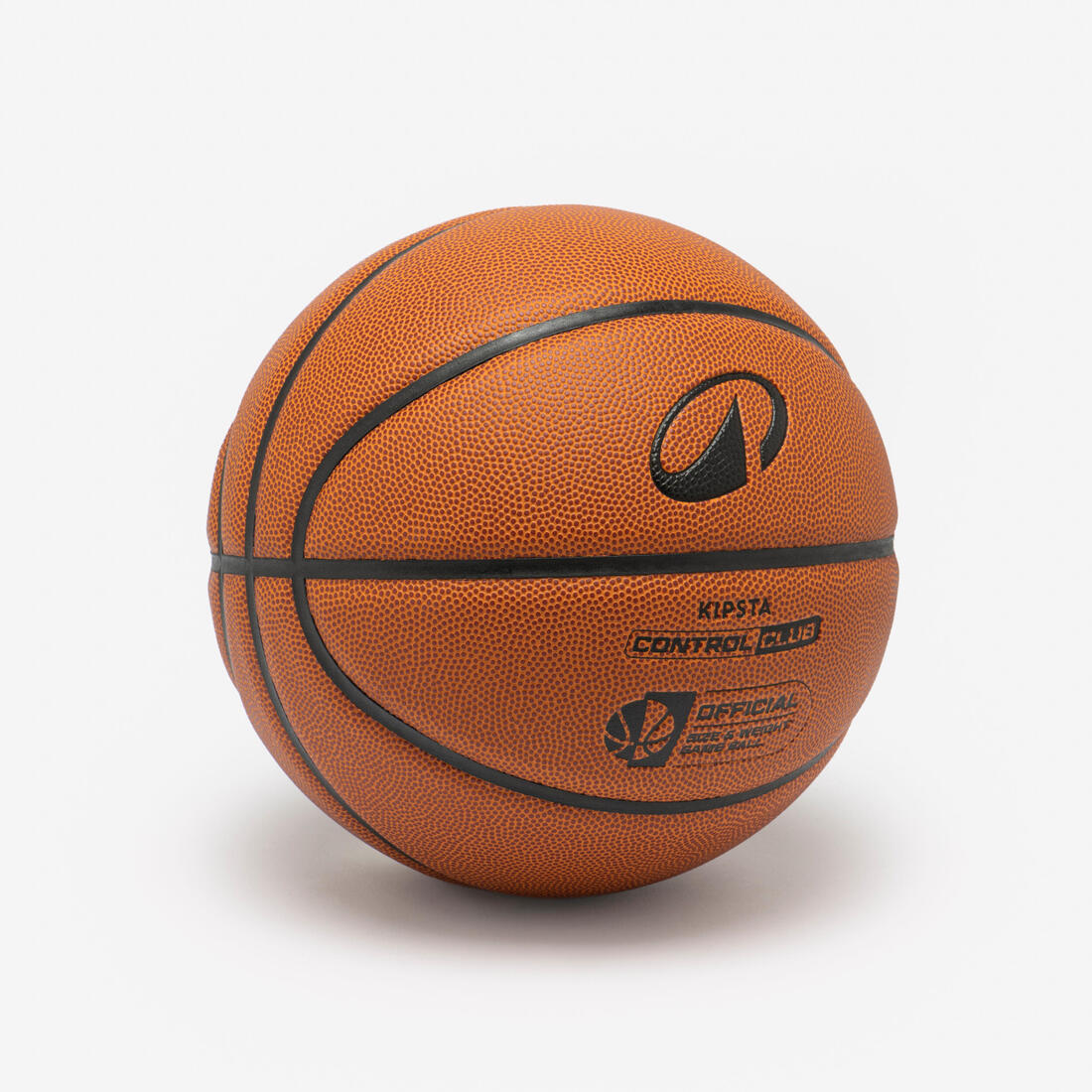 Ballon de basket BT100 taille 5 orange pour enfant jusqu'à 10 ans pour débuter.