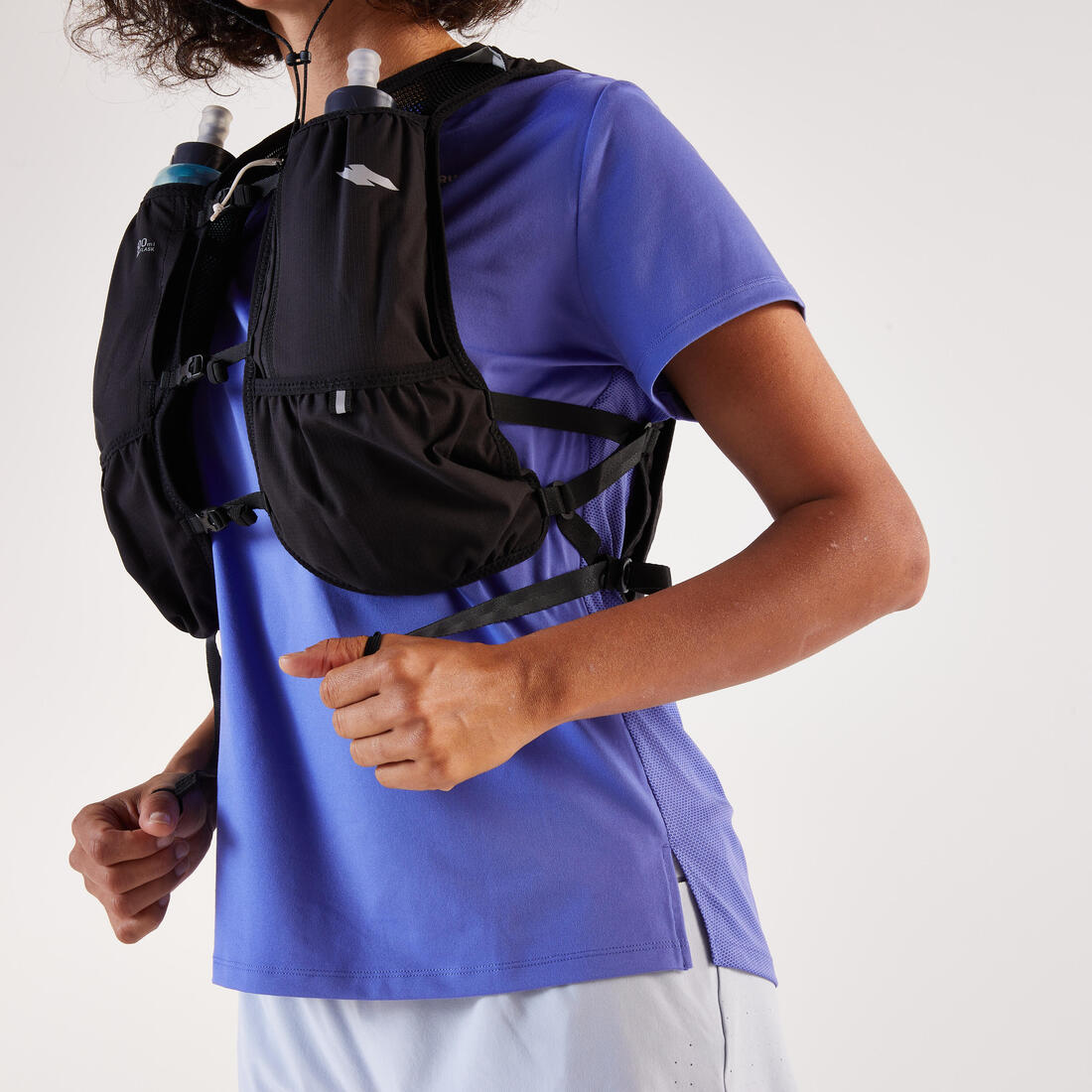 Sac trail running mixte + poche à eau 1L incluse- KIPRUN 500 8L