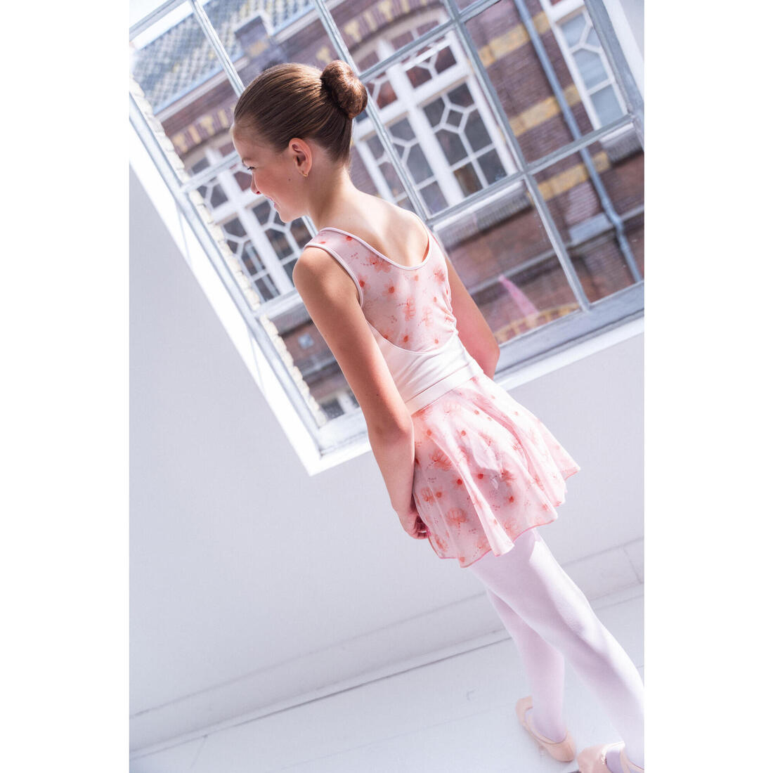 Justaucorps de danse classique en voile fille foncé