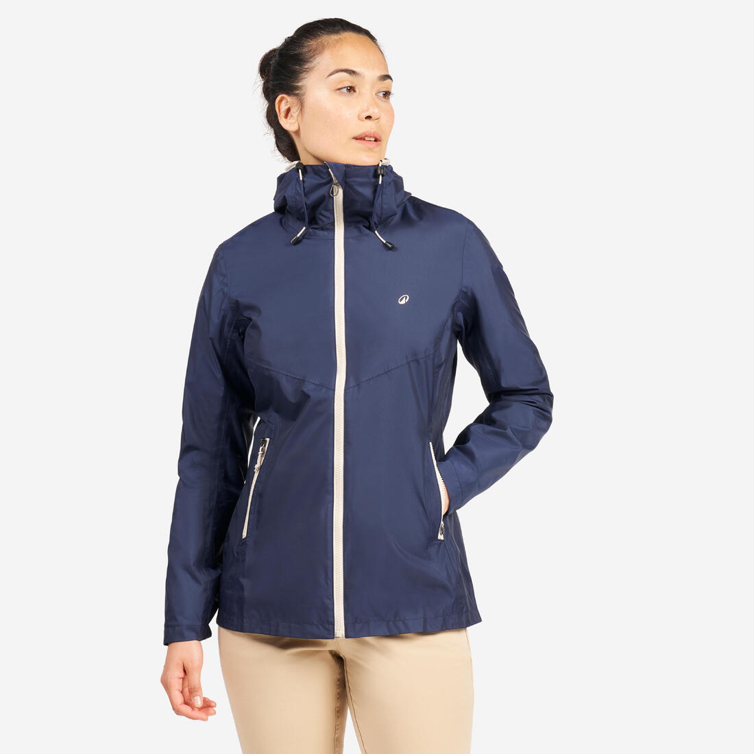 Veste imperméable de voile - veste de pluie sailing 100 femme