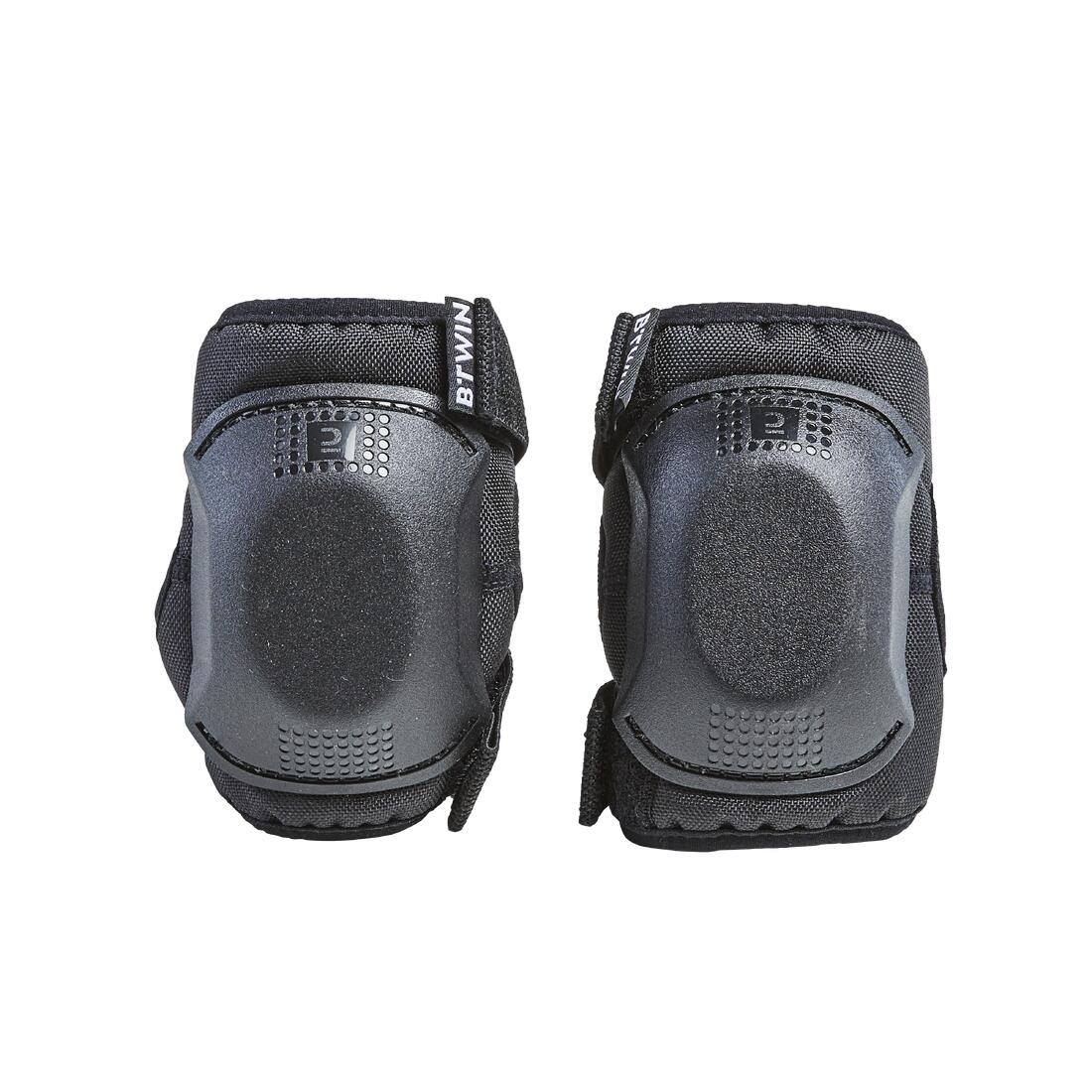 KIT DE PROTECTION VÉLO COUDES ET GENOUX NOIR 3 à 6 ANS TAILLE UNIQUE
