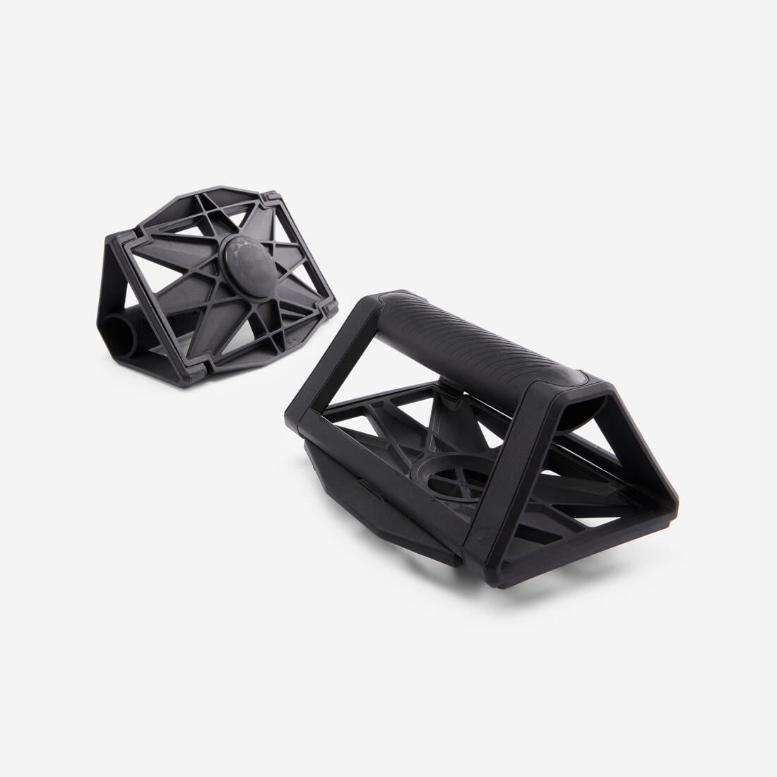 Poignées pour pompes de musculation avec base instable clipsable