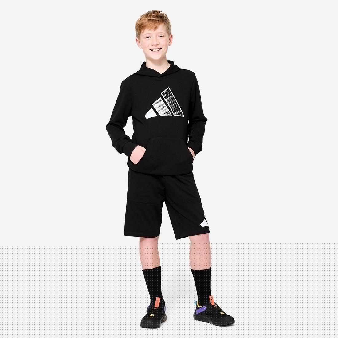 Sweat-shirt à capuche enfant, noir