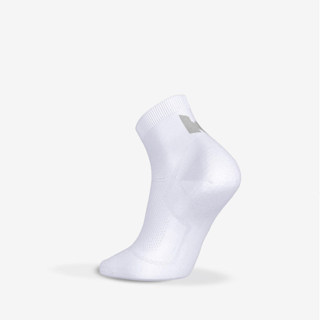 Lot de 2 paires de chaussettes de running run500 fines mid