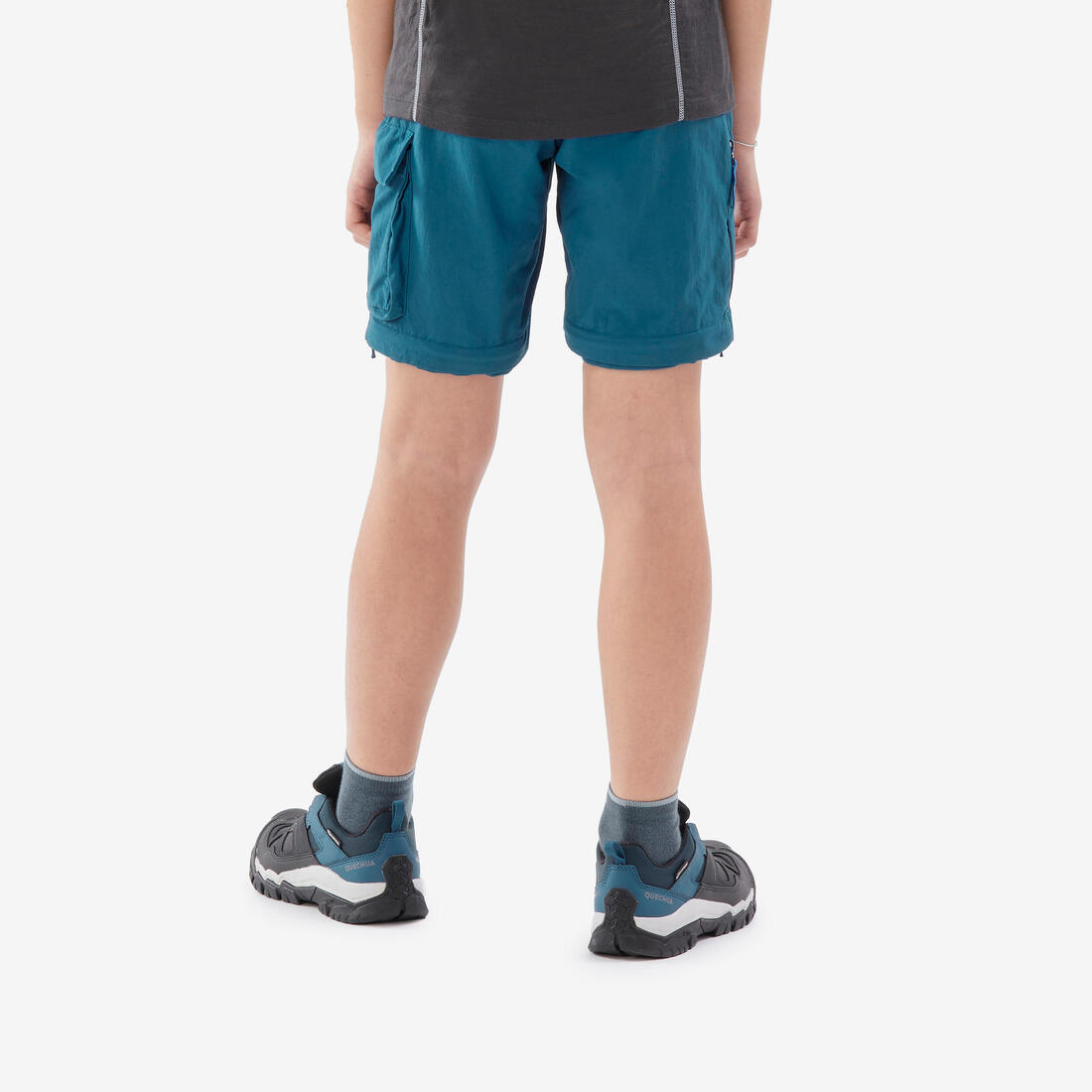 Pantalon modulable de randonnée enfant 7-15 ans, MH500