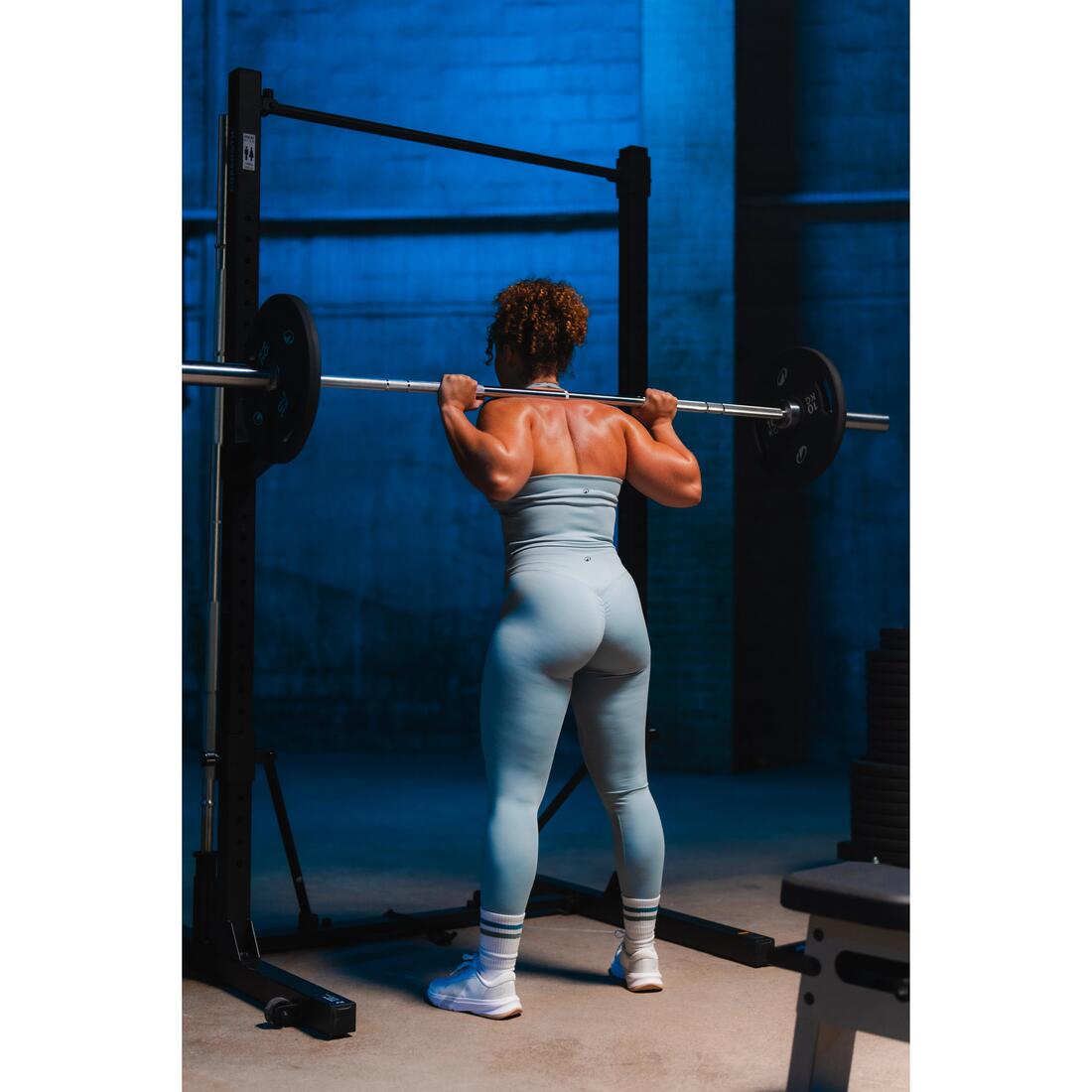 Legging de musculation froncé femme