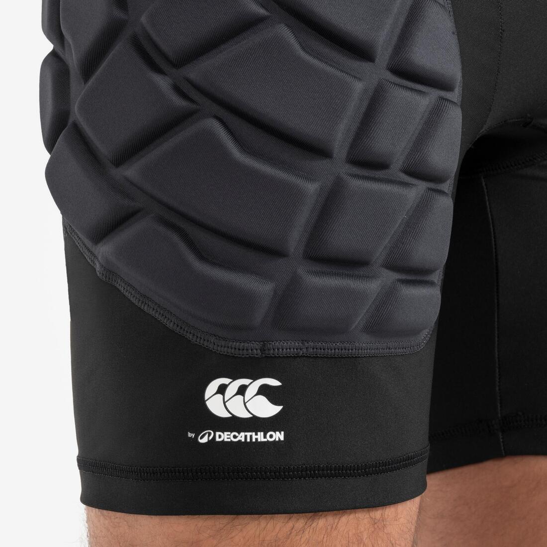 Sous-short de protection de rugby Homme - R500 Decathlon | Canterbury noir