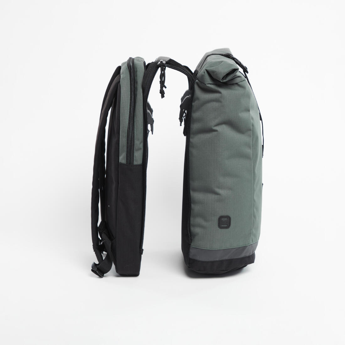 SAC A DOS VELO POUR PORTE-BAGAGES DOUBLE 27 LITRES SEPIA