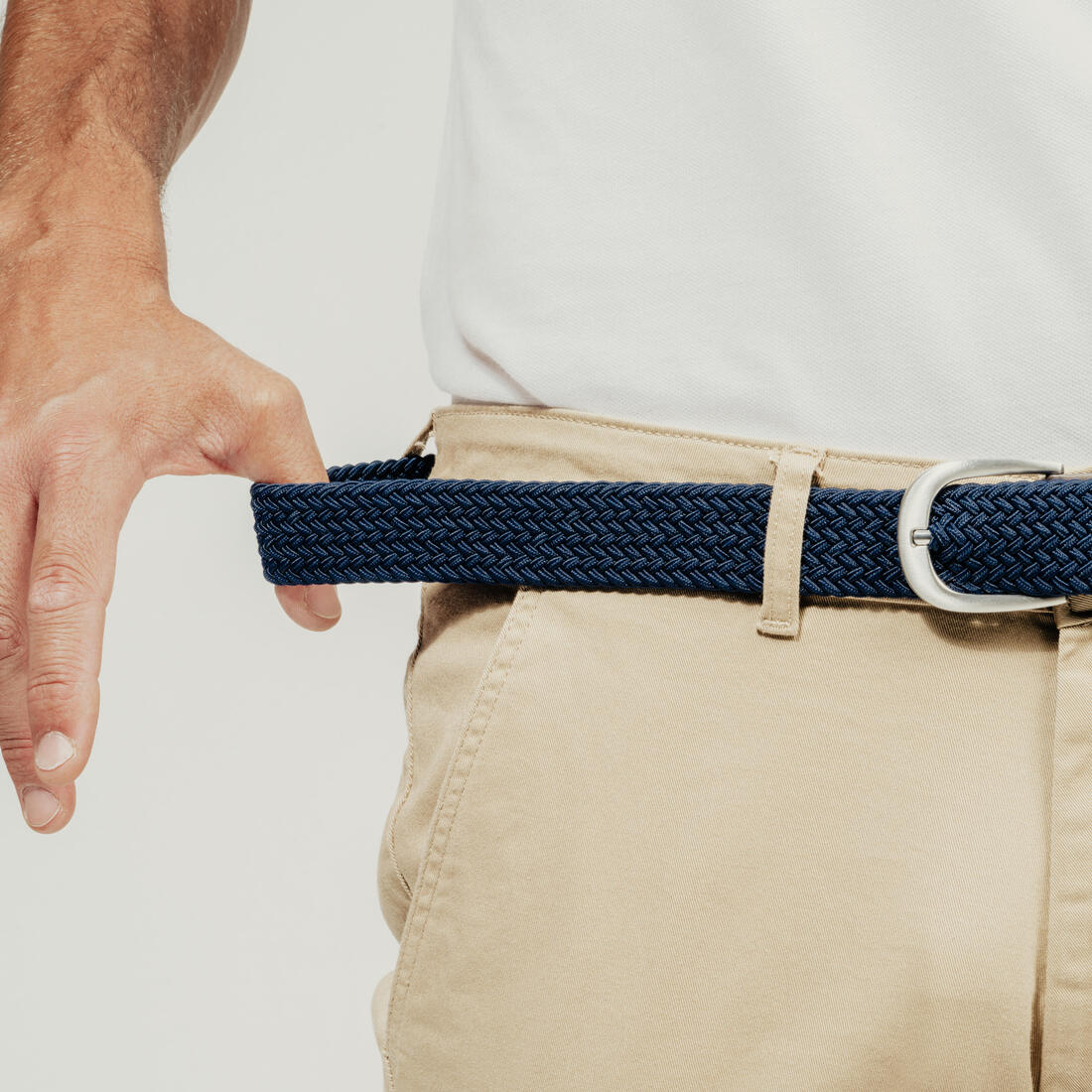 Ceinture golf tressée élastique & extensible