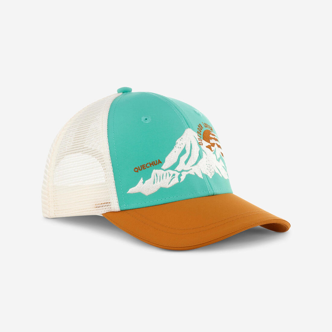 Casquette trucker verte enfant MH100 – vert aquamarine