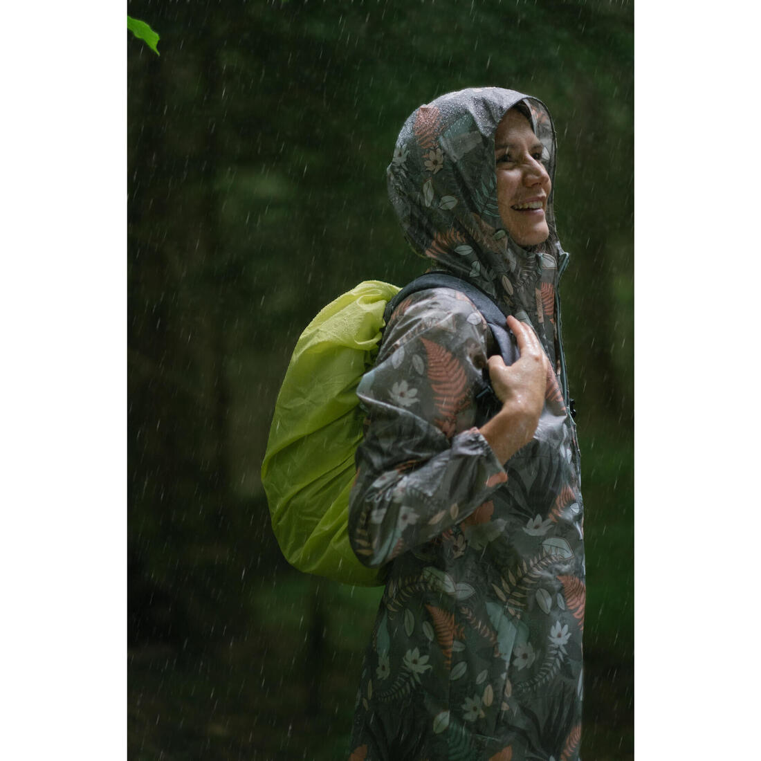 Housse de pluie pour sac à dos de randonnée 10-20L, vert