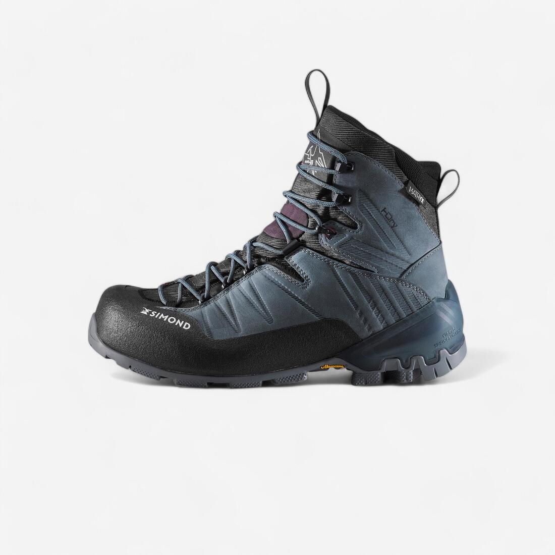 Chaussures cuir imperméables de trek - MT900 Haute - Femme
