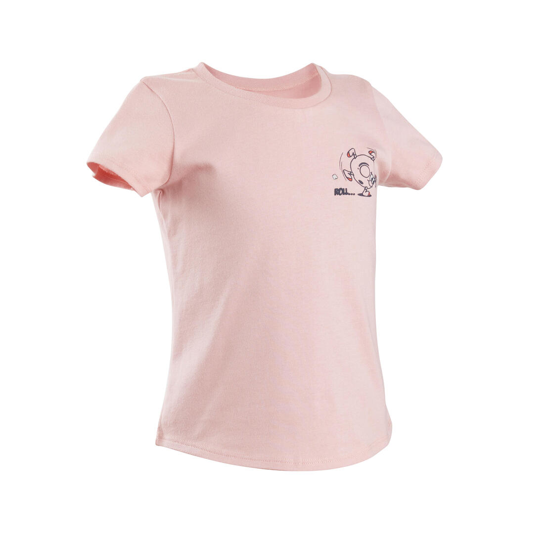 T-shirt multisport coton enfant mixte – vieux rose