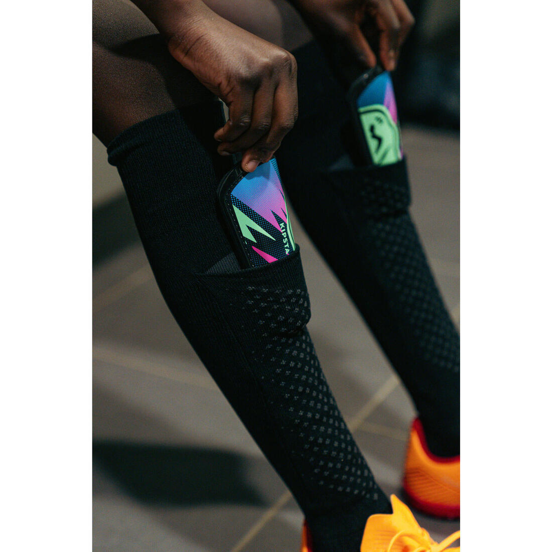 CHAUSSETTES DE FOOTBALL ENFANT EASY POCKET