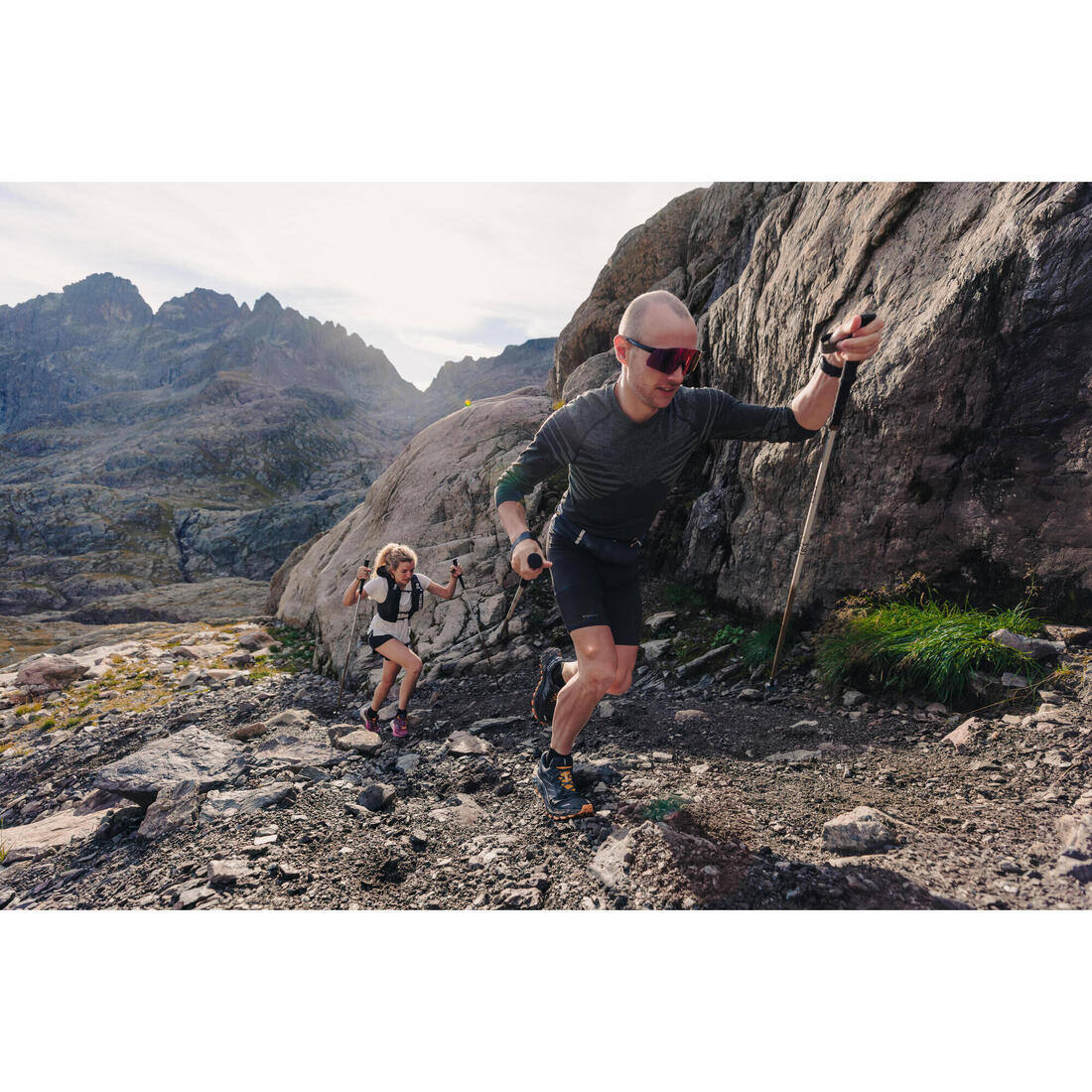 BÂTONS TRAIL RUNNING PLIABLES ALUMINIUM 3 BRINS