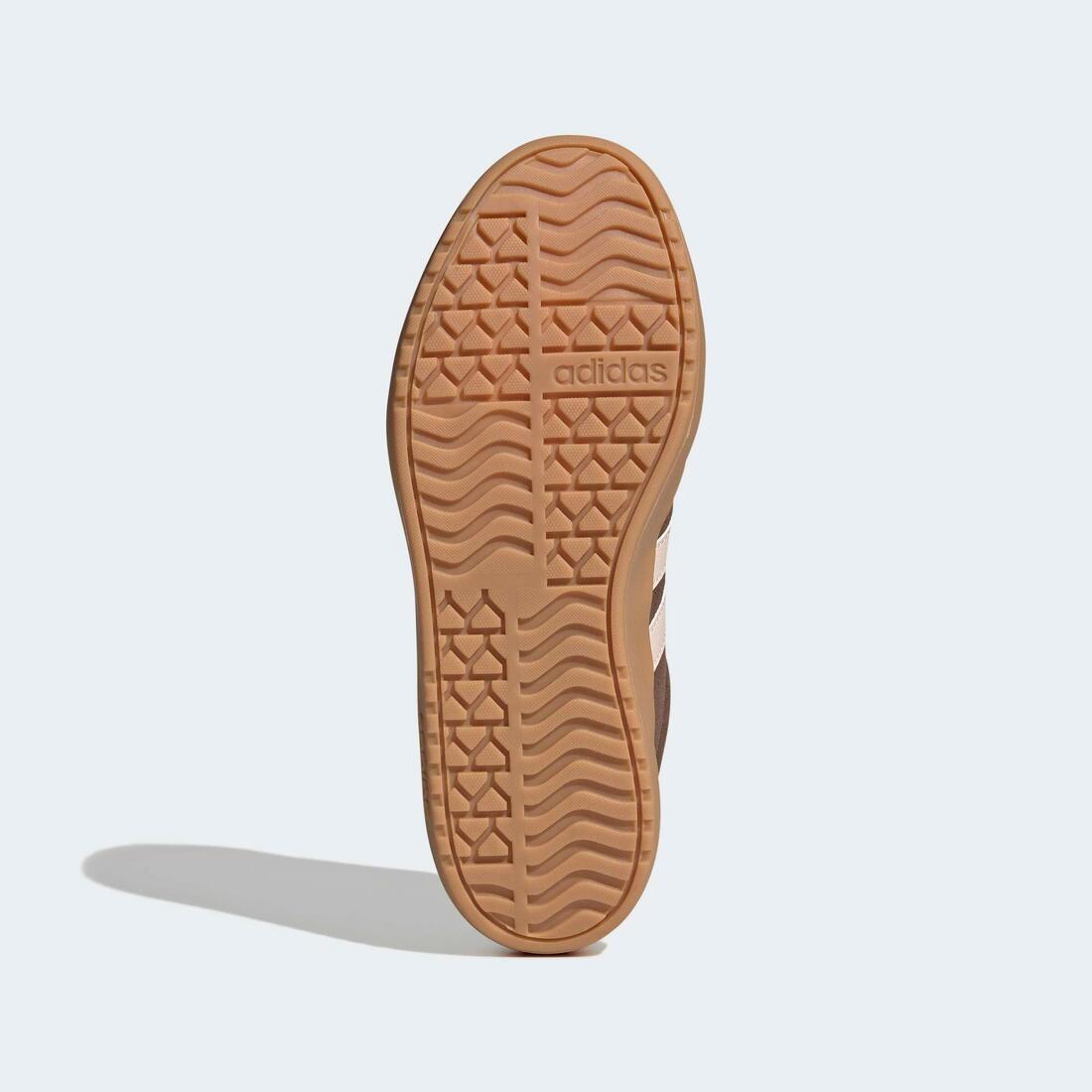 Baskets femme, vl court bold, blanc cassé et bleu gomme