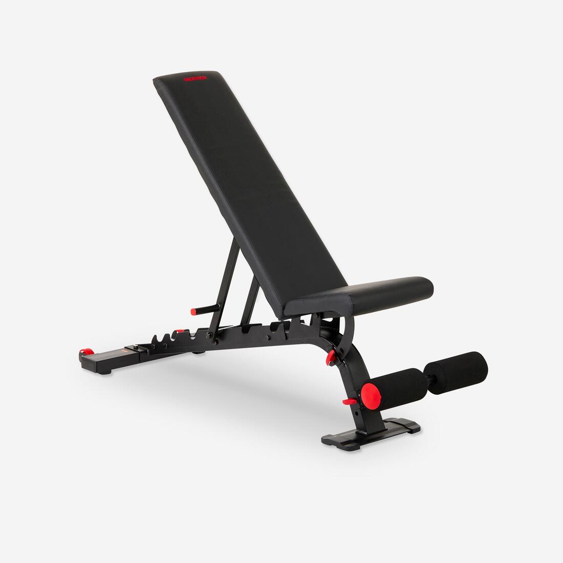 Banc de musculation renforcé inclinable / déclinable – noir