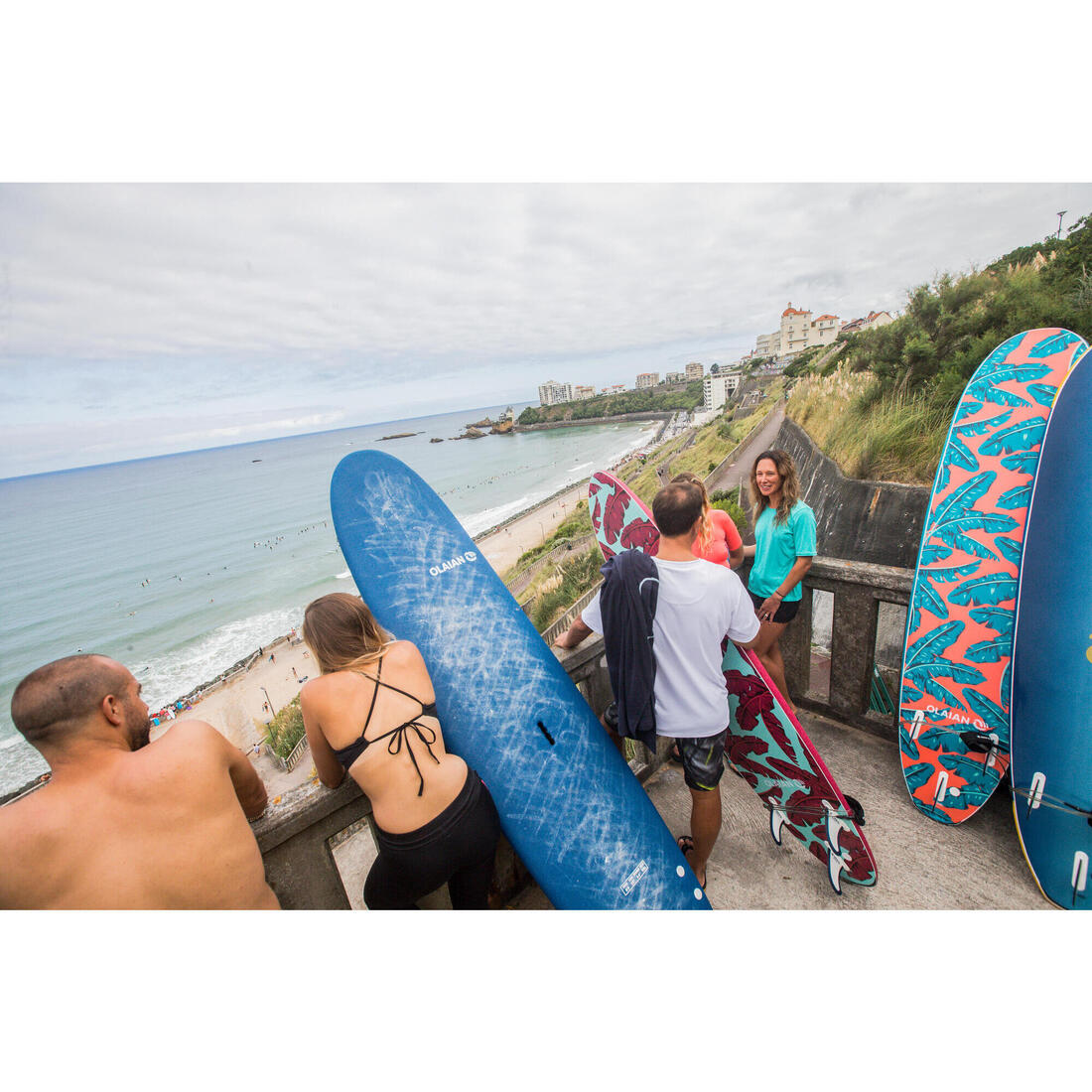 Surf boardshort standard 500 Risca Black