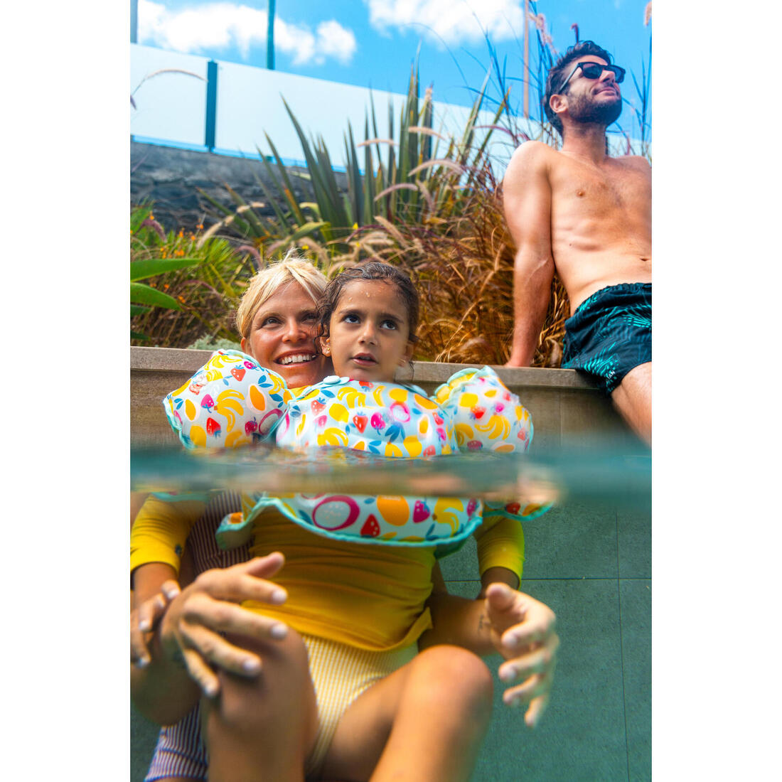 Brassards De Piscine Evolutif Enfant - Tiswim print savane
