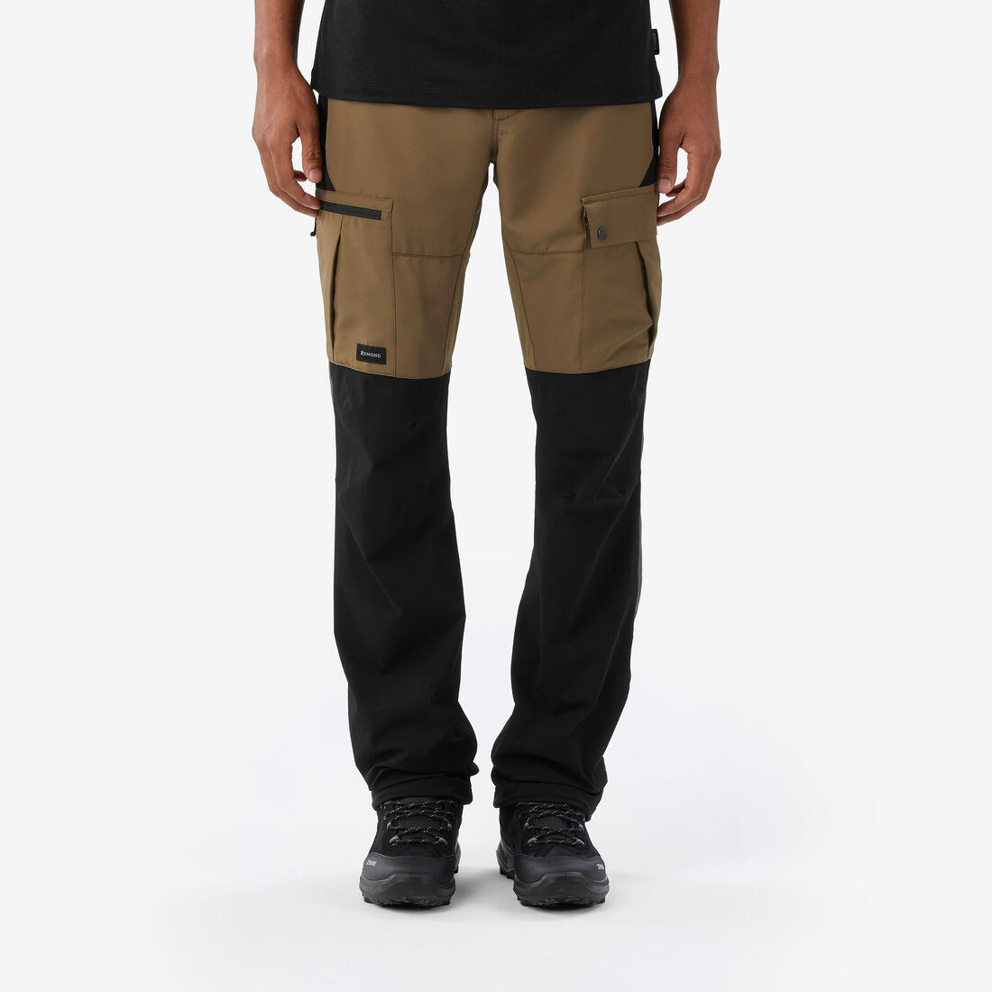 Pantalon de trek montagne résistant homme - mt500 – noir