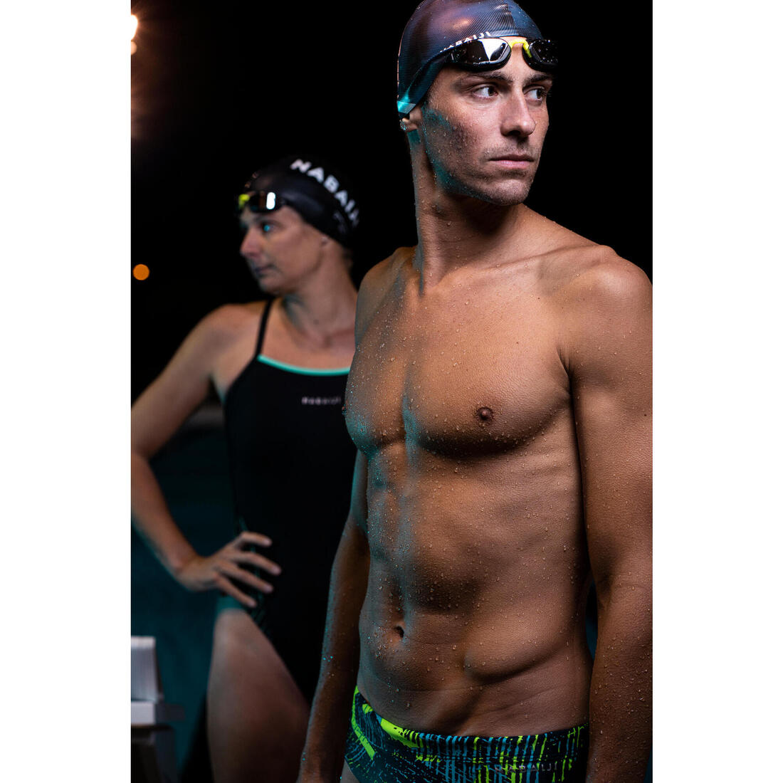 Maillot de bain natation homme bandeau  900 koli