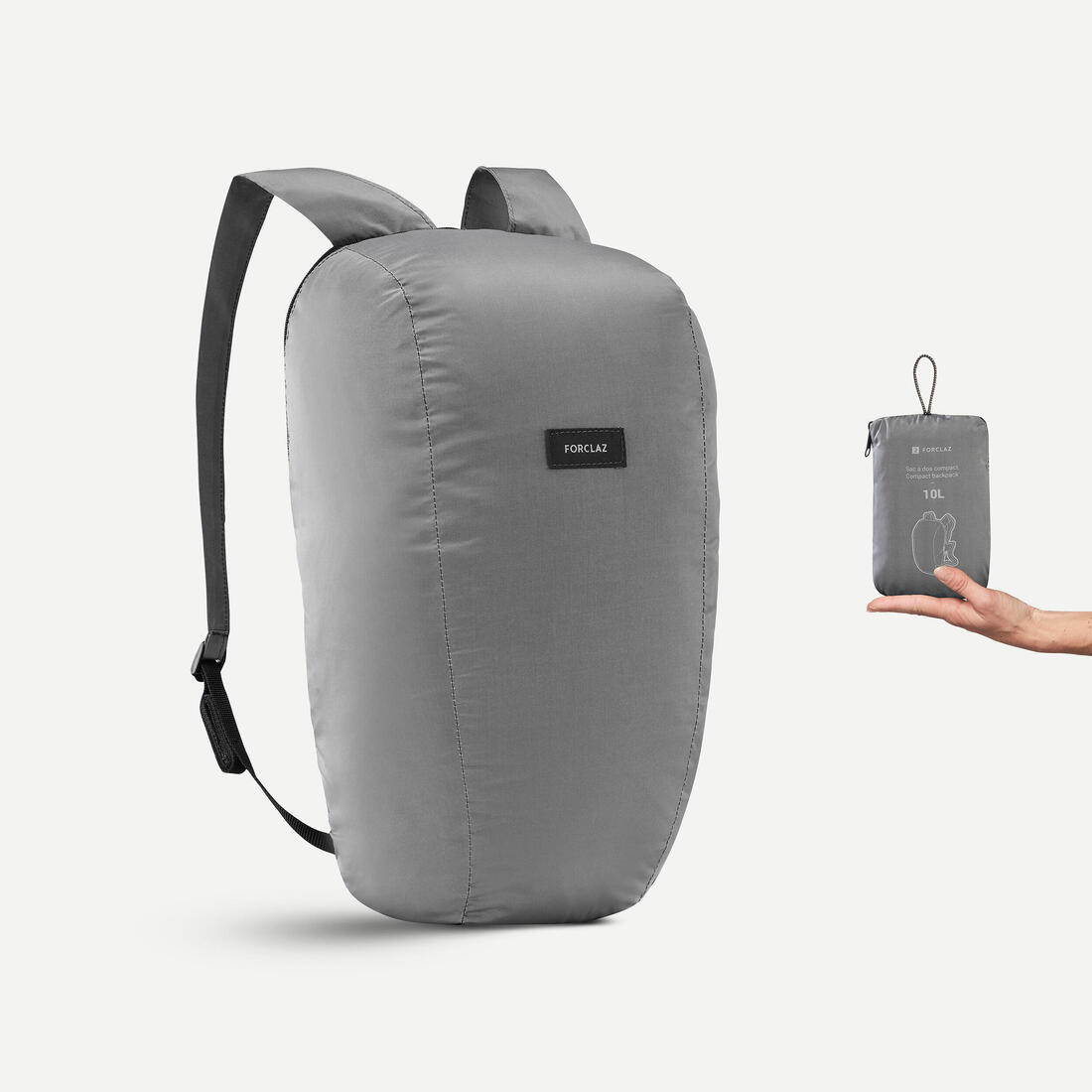 Sac à dos de poche pliable 10L, Travel 100