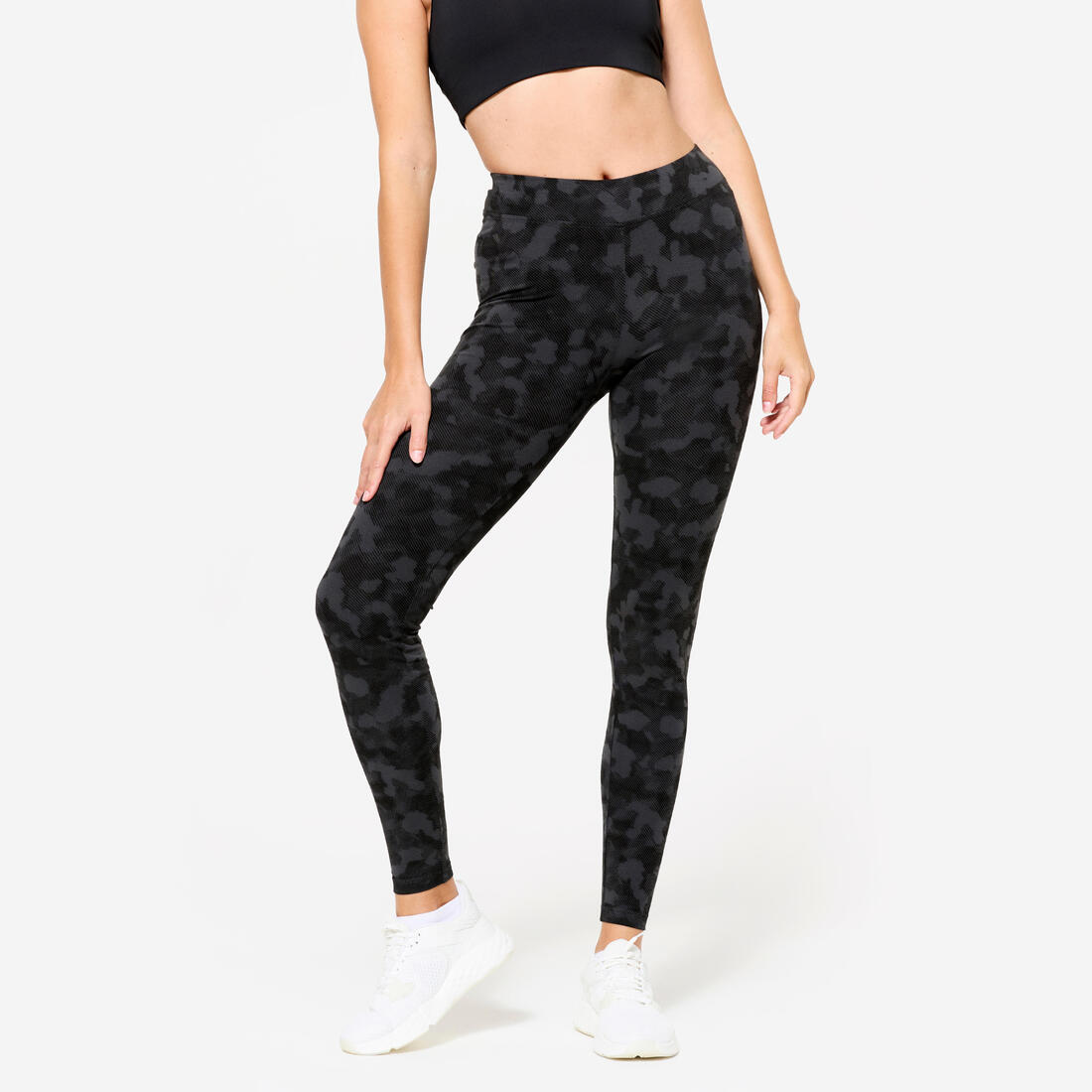 Legging fitness long coton extensible respirant femme - Fit+