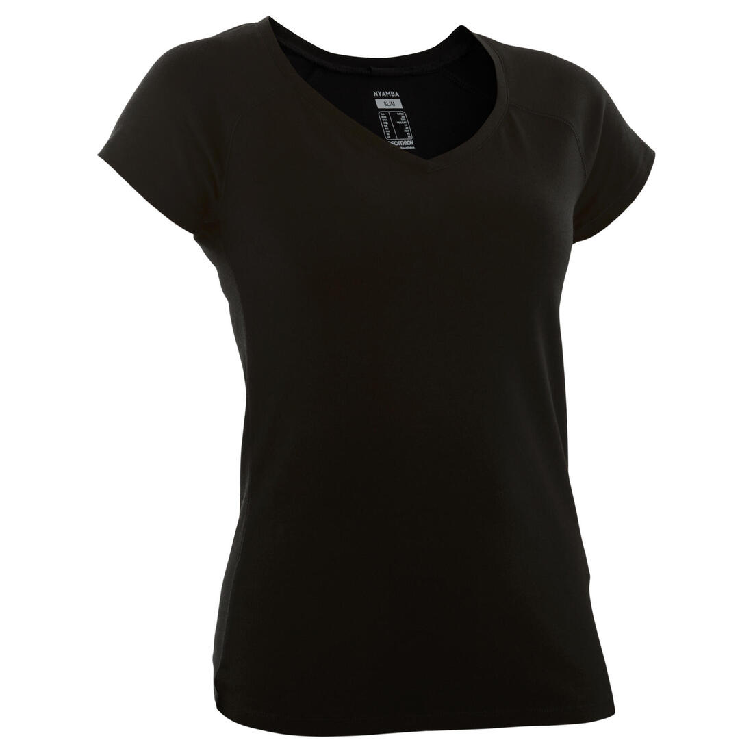 T-shirt Col V fitness Femme - 500