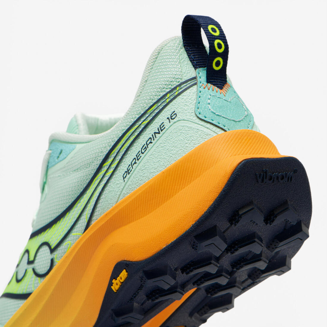 Chaussures de running trail femme, Saucony peregrine 16, bleu et