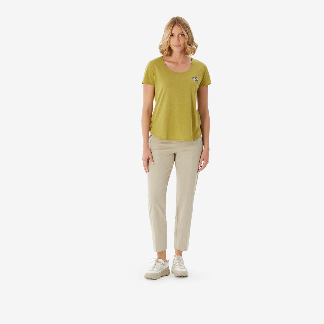 Pantalon en lin de randonnée - NH500 FEMME