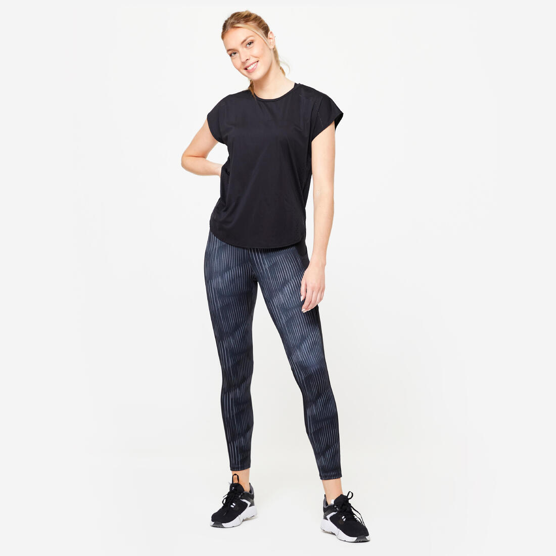 T-shirt ample lasercut cardio training femme