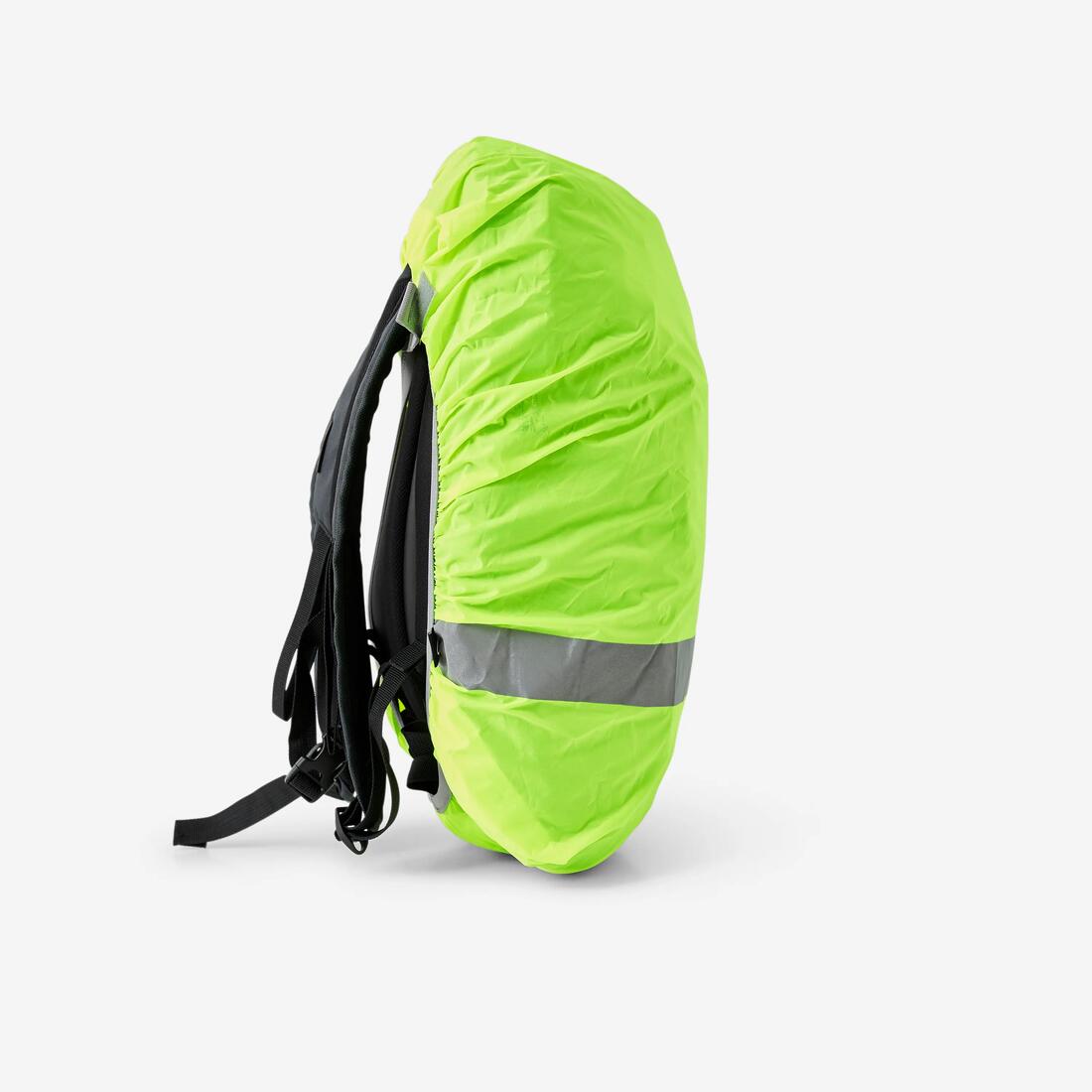 COUVRE SAC IMPERMEABLE VISIBILITE JOUR NUIT JAUNE FLUO