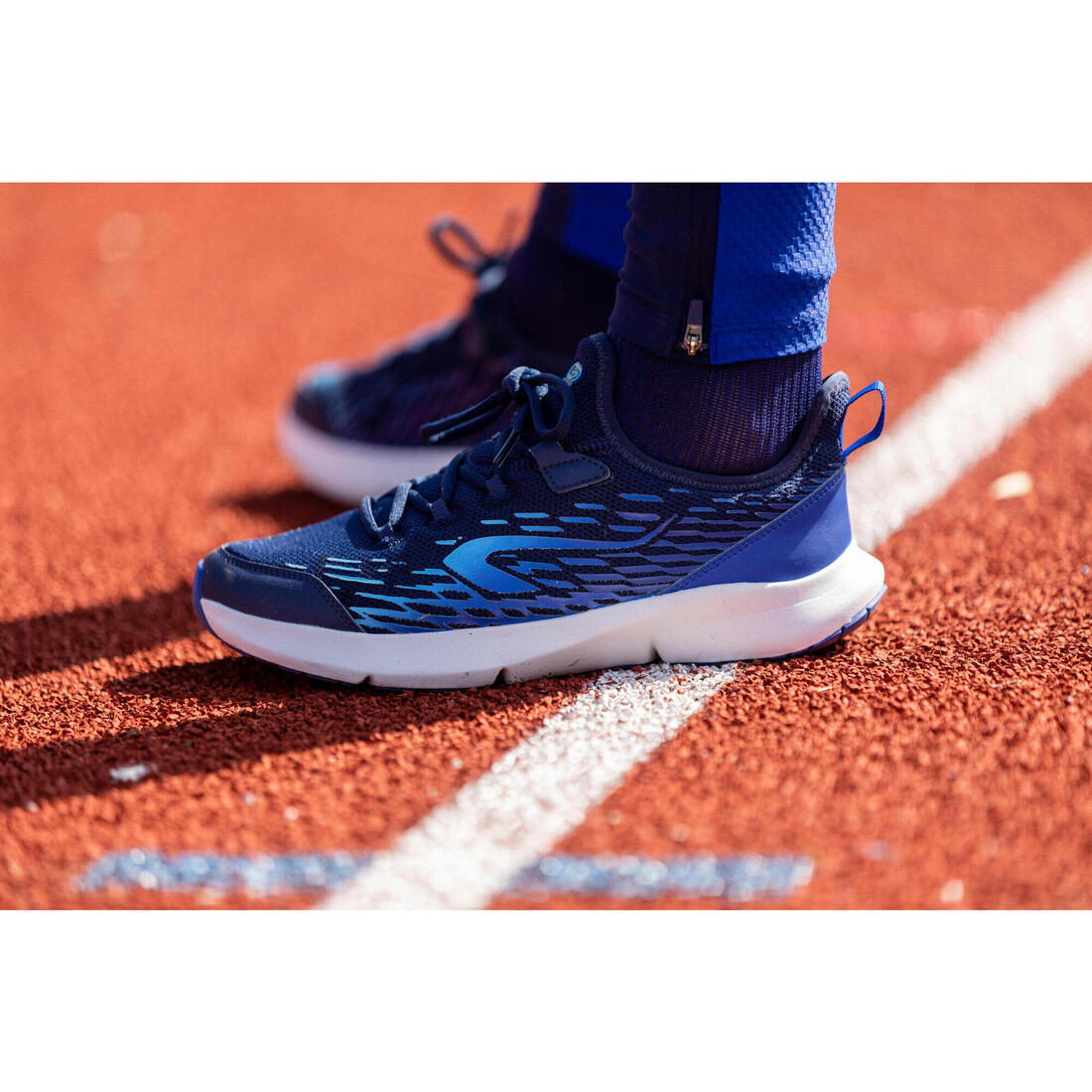 Chaussures de sport à lacets légères et flexibles enfant, AT flex