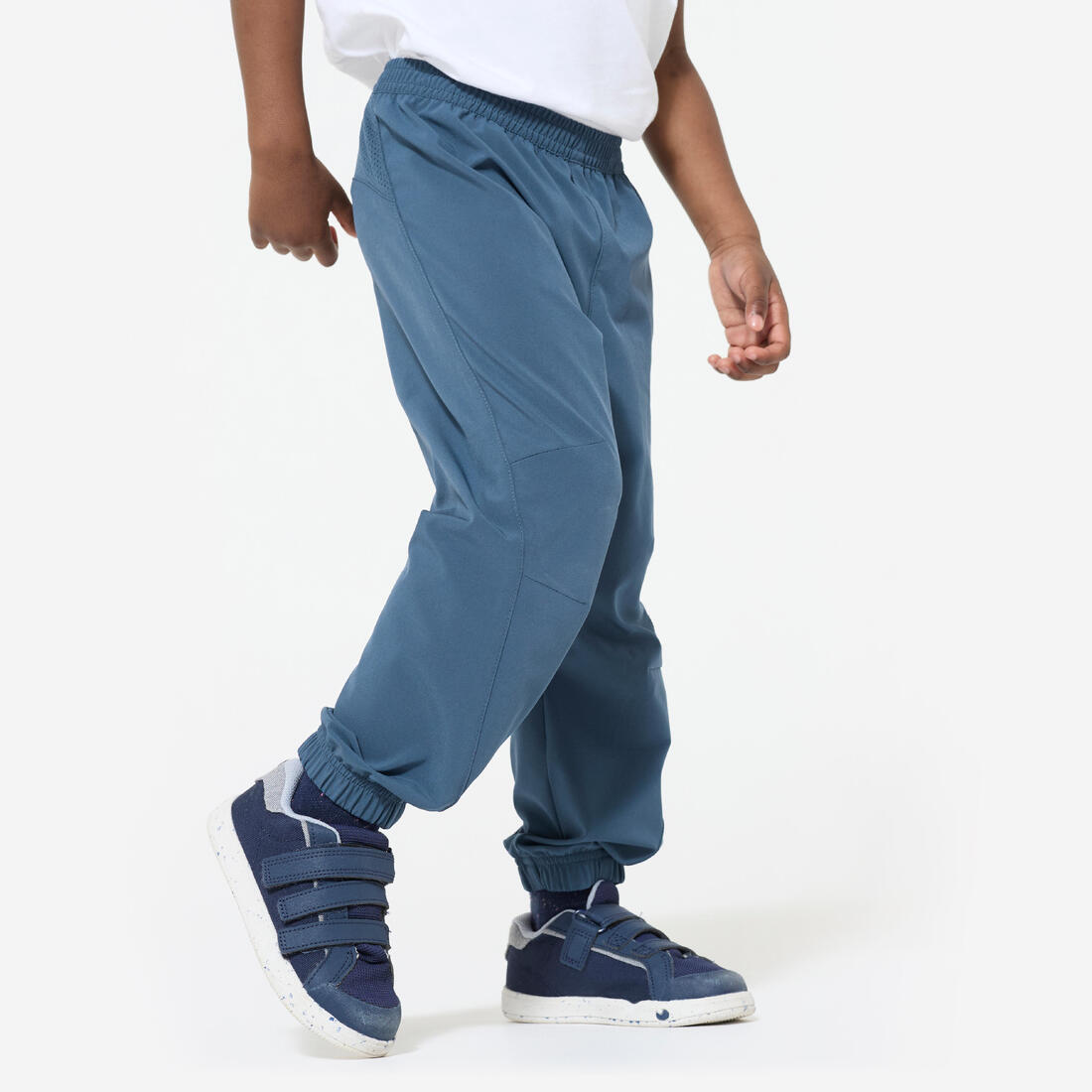 Pantalon de Survêtement Multisports Respirant Léger Mixte pour Enfant - Bleu