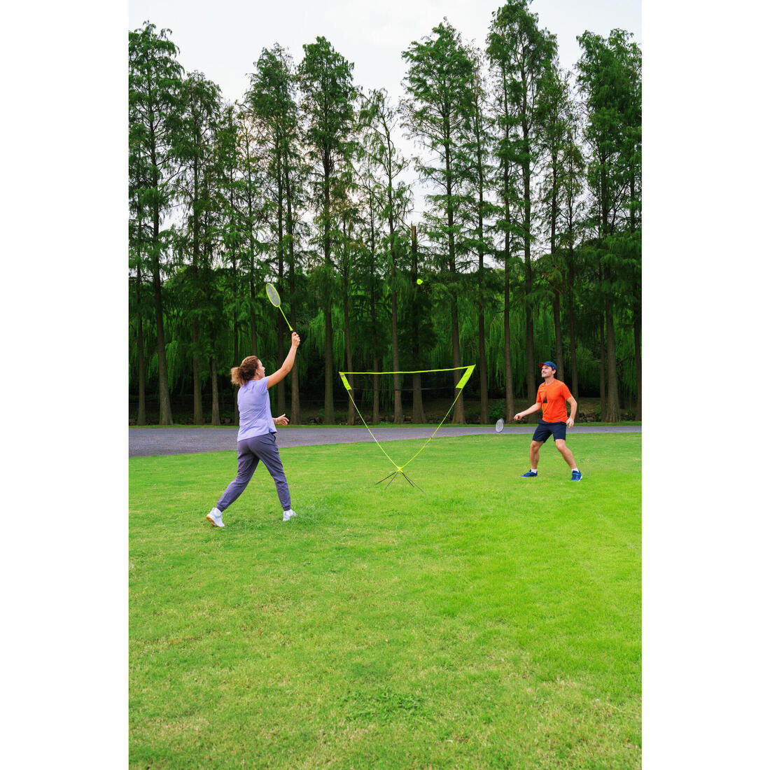 Set Filet de Badminton Portable Discover Set 3M V2 - Jaune
