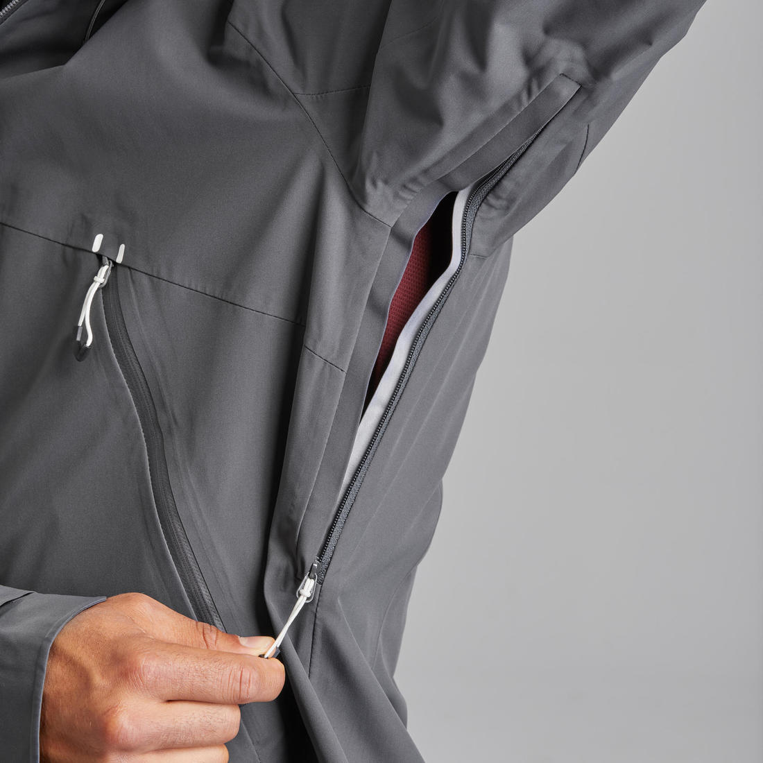 Veste légère imperméable de randonnée - mh500 - homme
