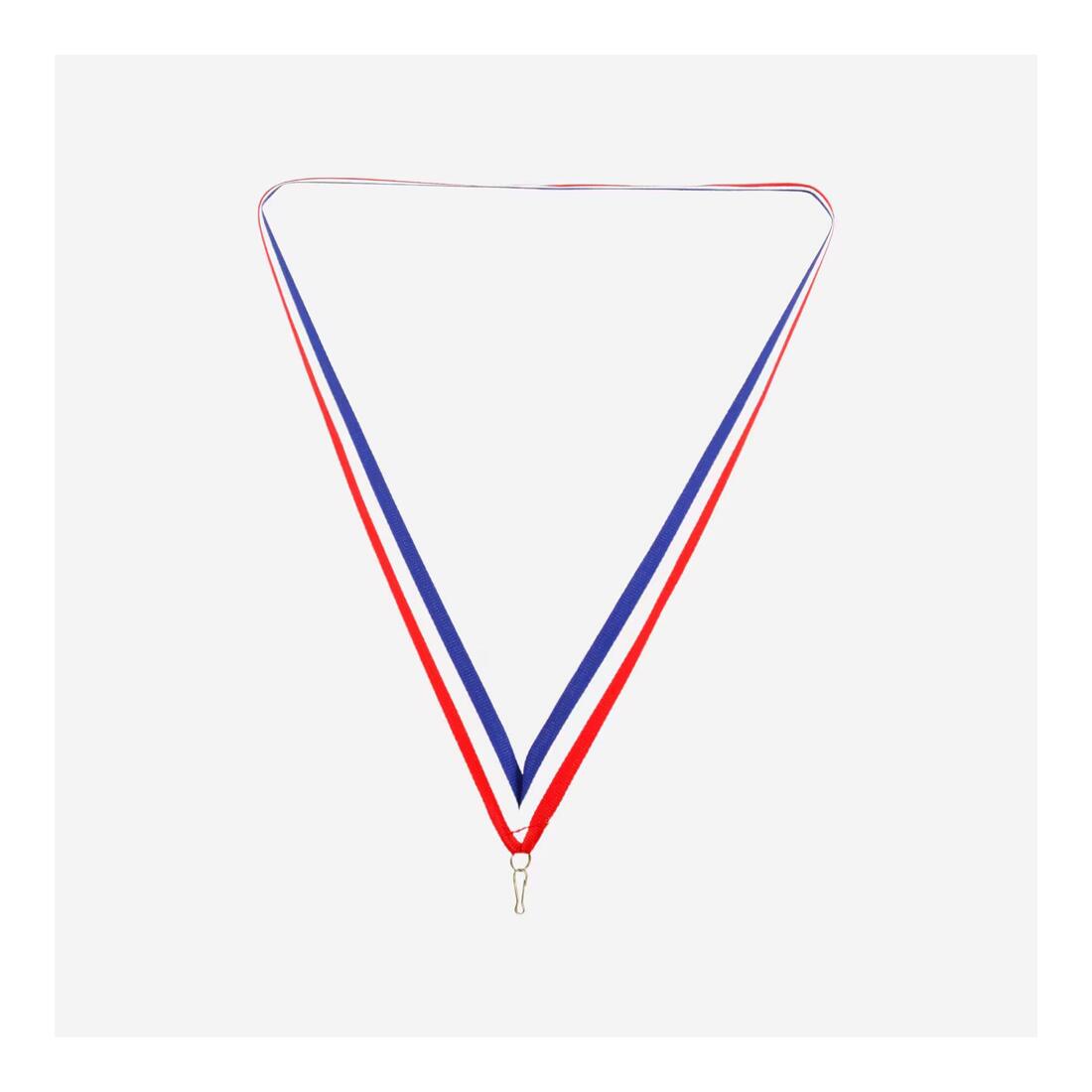 ruban médaille bleu blanc rouge médaille trophée des champions