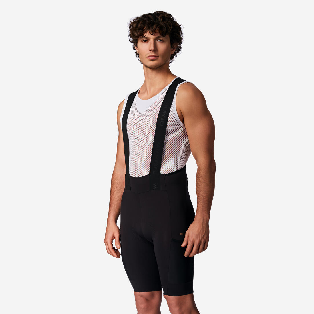 Cuissard court de vélo de route longue distance homme, EDR Ultra noir