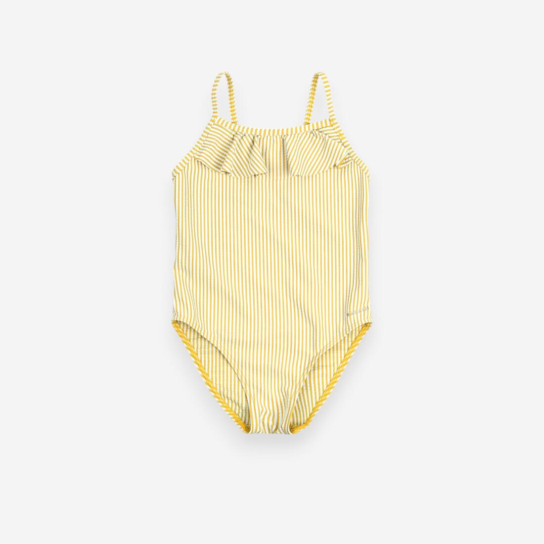 Maillot de bain bébé fille une pièce imprimé avec des volants – 8830075