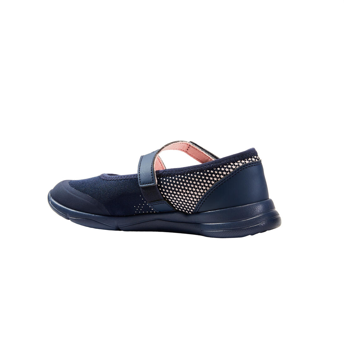 Ballerines à scratch enfant - PW 160 BR'EASY JR corail du 28 au 39