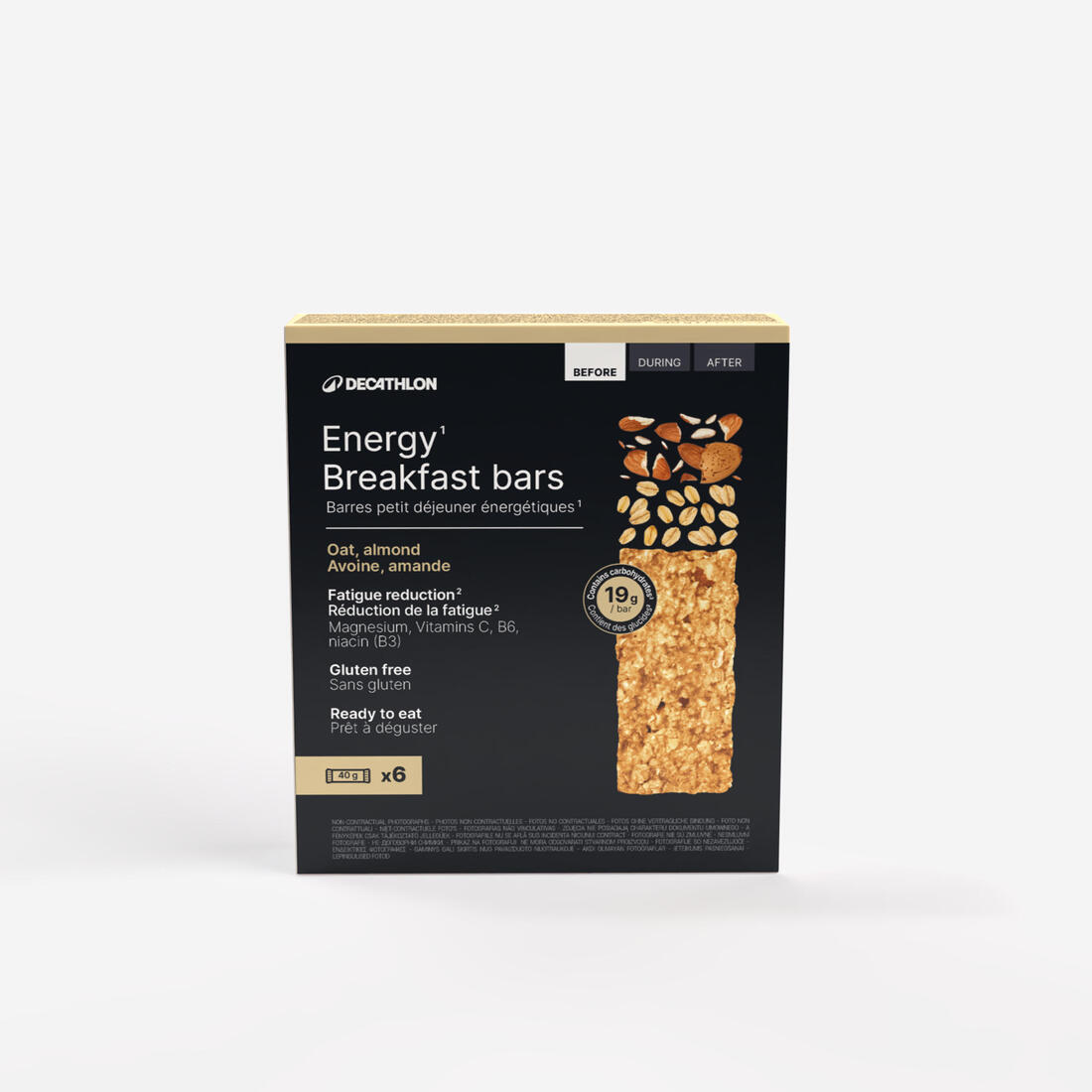 Barre petit déjeuner amande sans gluten x6