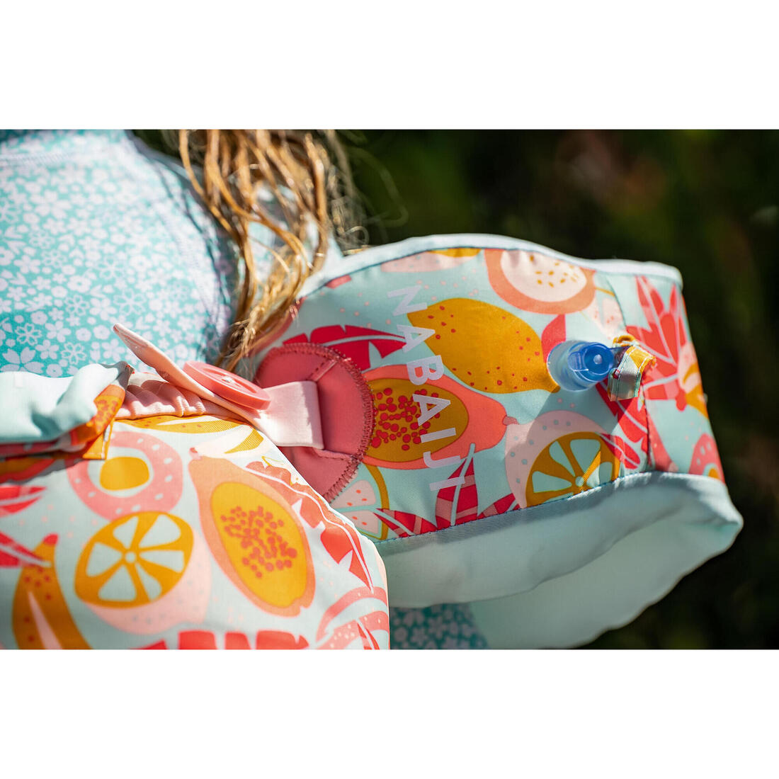 Brassards-ceinture piscine évolutif TISWIM enfant bleu "DRAGON"