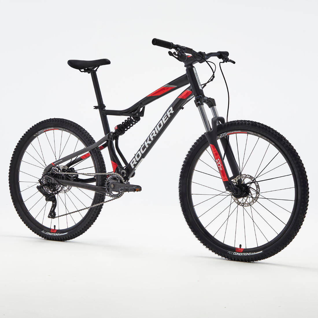 Vélo vtt st 530 s noir rouge 27,5"