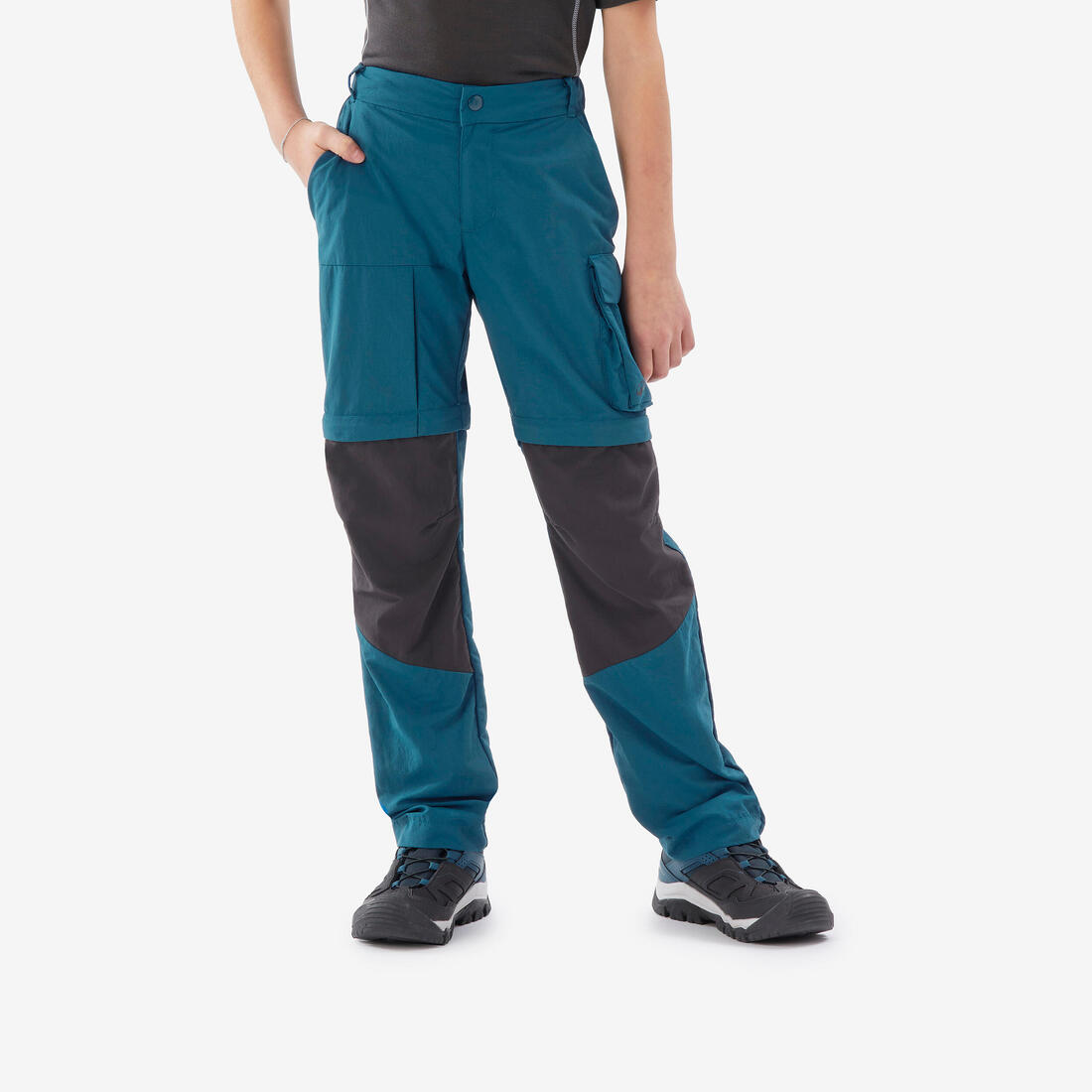 Pantalon modulable de randonnée enfant 7-15 ans, MH500